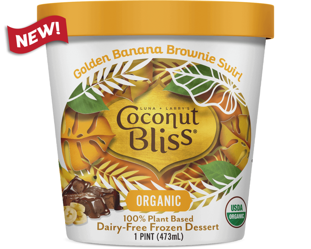 Dessert glaçé biologique (à base végétale sans produits laitiers) - Chocolat beurre d’arachide - Coconut Bliss