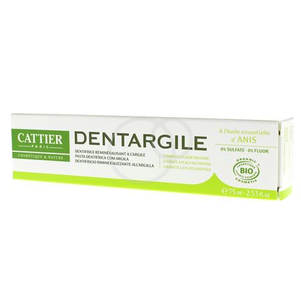 Dentargile, dentifrice à l’argile et à l’huile essentielle d’anis - Cattier Paris