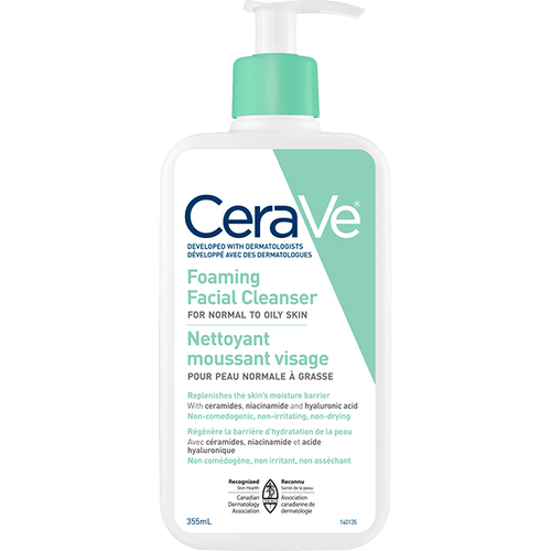 Nettoyant moussant visage pour peau normale à grasse - CeraVe