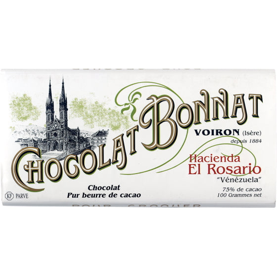 Chocolat noir 75% hacienda el rosario - Bonnat