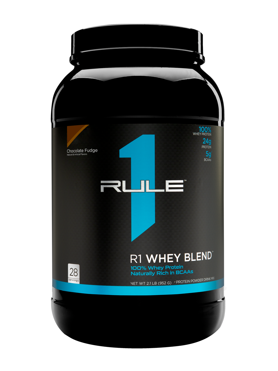 Whey Protein, naturally high in BCAA - 896 g / 2 lbs , 28 servings - Rule 1
