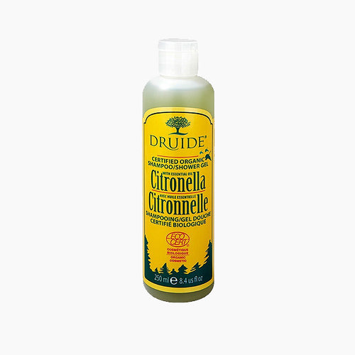 Shampooing et gel douche bio à la citronnelle - Druide