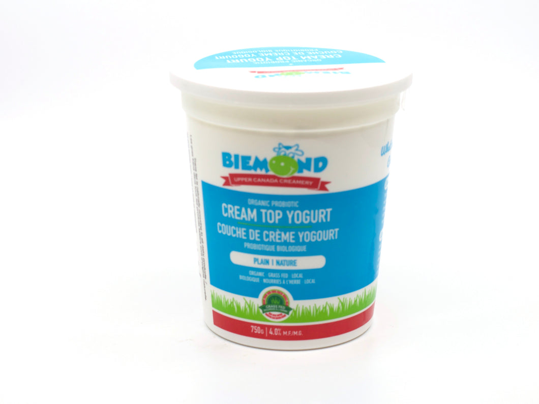 Couche crème yogourt probiotique biologique - Biemon