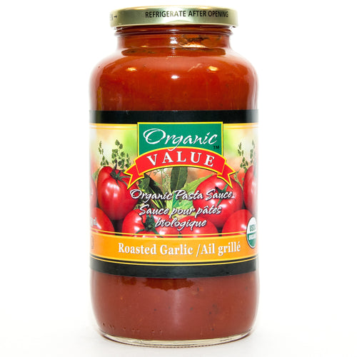 Sauce pour pâtes biologique (ail grillé) - Organic value