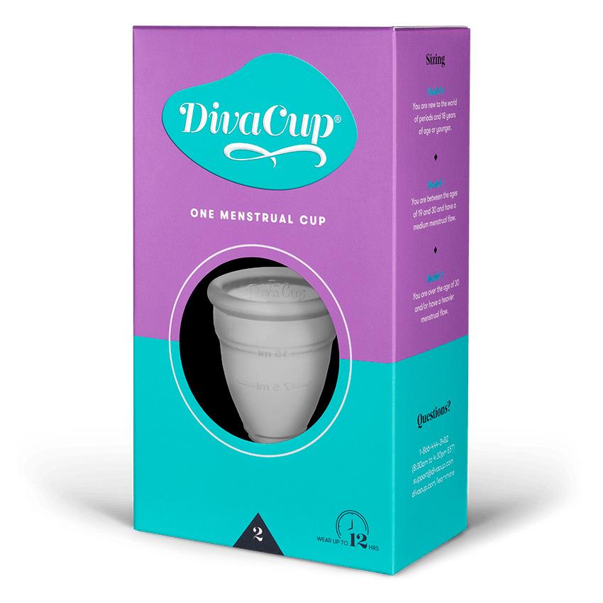 Une coupe menstruelle, jusqu'à 12 heures, modèle 2 - DivaCup