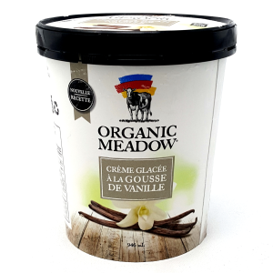 Crème glacée à la gousse de vanille - Organic Meadow