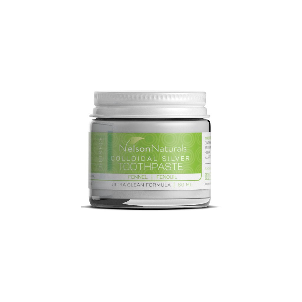 Colloidal silver toothpaste fennel - Nelson Naturals