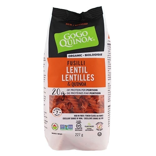 Pâtes Fusilli Lentilles et quinoa biologique - Gogo Quinoa