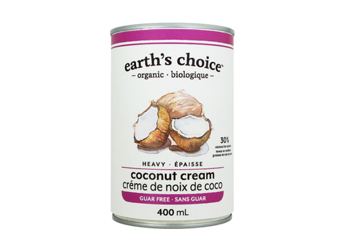 Crème de noix de coco biologique (sans sucre) - earth’s choice