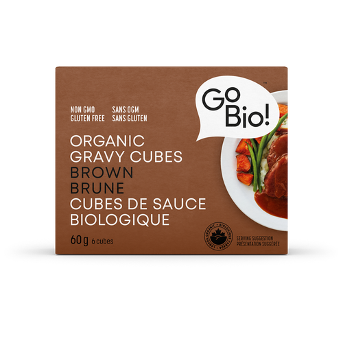Cubes de sauce biologique brune (sans gluten, sans ogm) 
