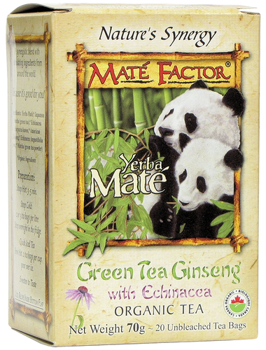 Thé vert au ginseng avec echinacée - Maté Factor