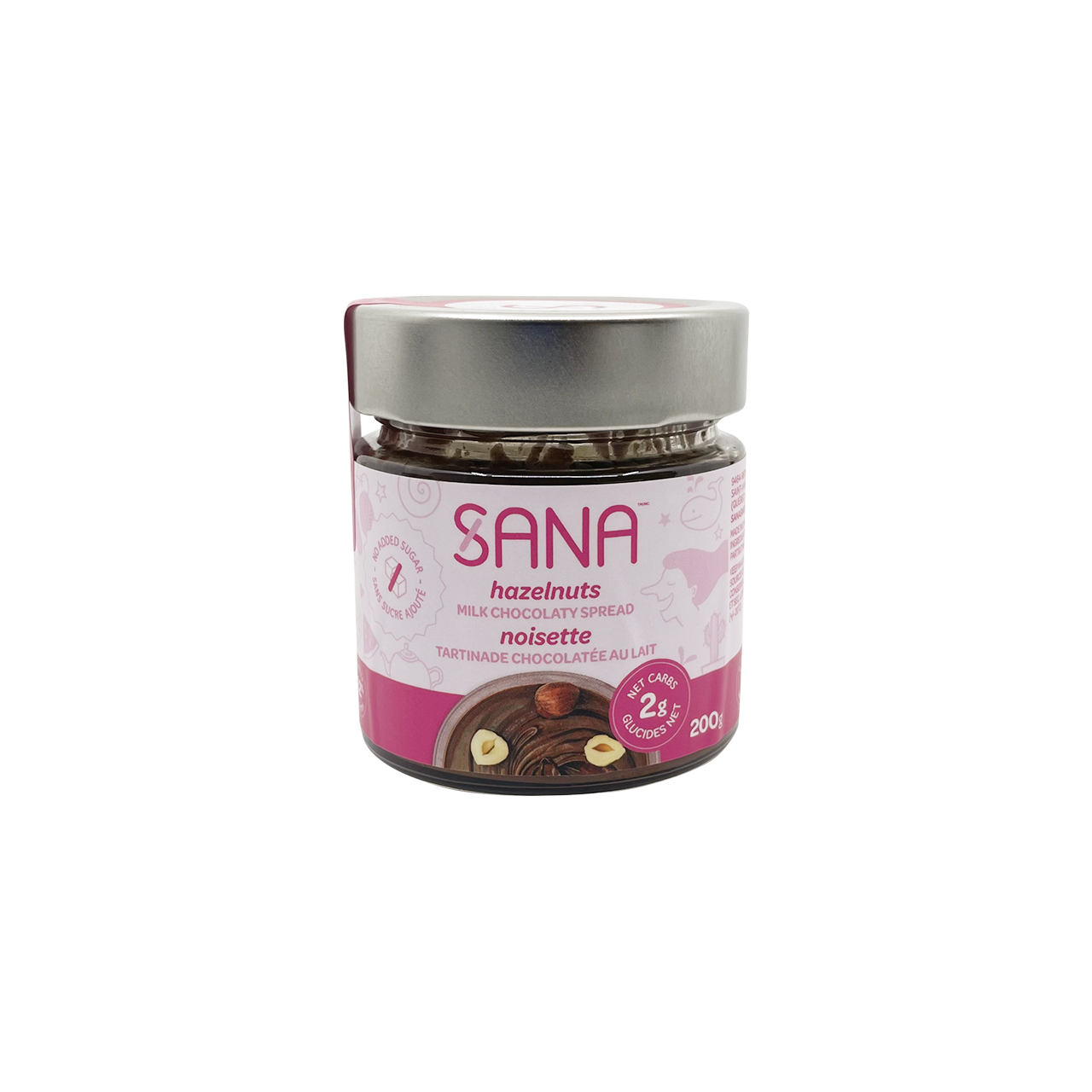 Tartinade chocolatée (plusieurs saveurs) - Sana