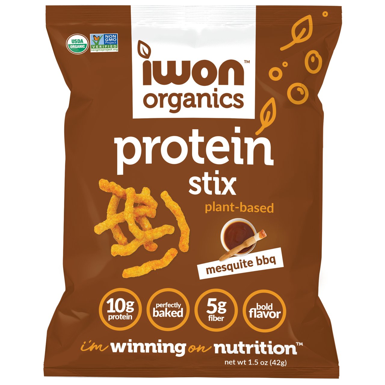 Stick de protéines saveur barbecue - Iwon organics