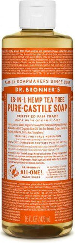Savon de Castille Pur Liquide - Arbre à Thé - Dr. Bronner's