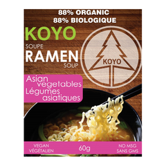 Soupe de ramen végétalienne (légumes asiatiques) - Koyo