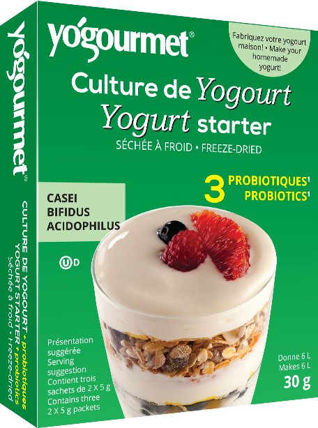 Culture de yogourt séchée à froid - Yogourmet