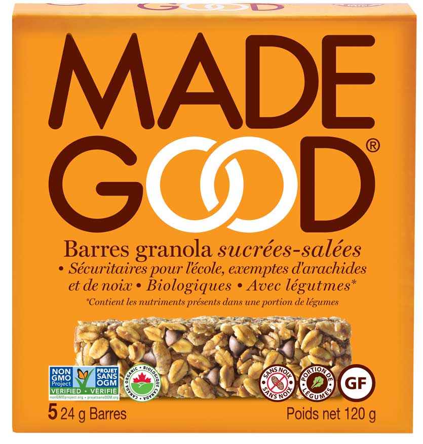 Barre granola sucrées-salées - Made Good