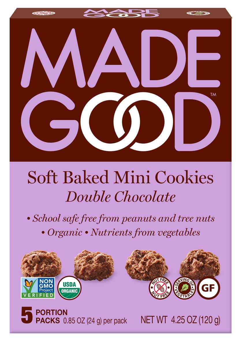 Soft Baked Mini Cookies Double Chocolat - Made Good