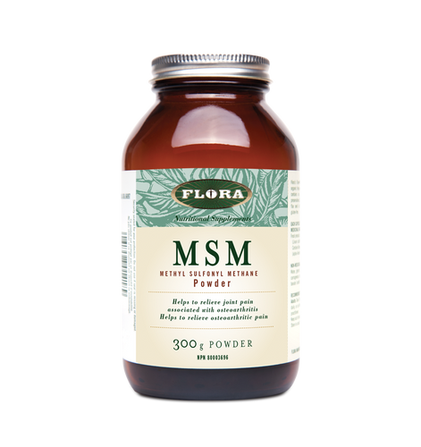 MSM, méthylsulfonylméthane en poudre aide à soulager les douleurs articulaires - Flora