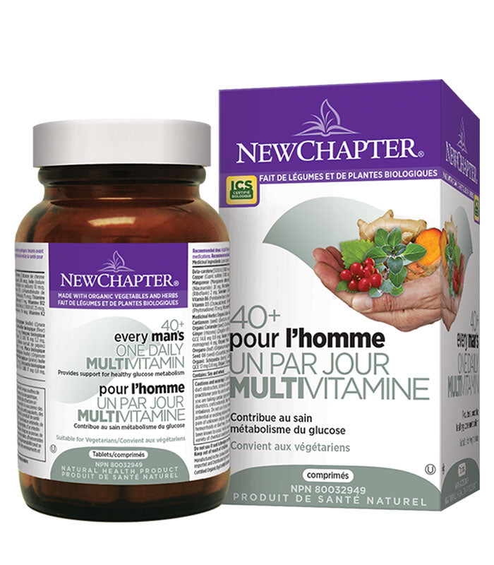 Multivitamines pour hommes de 40 et plus - New Chapter