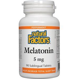 Mélatonine 5 mg - Natural Factors