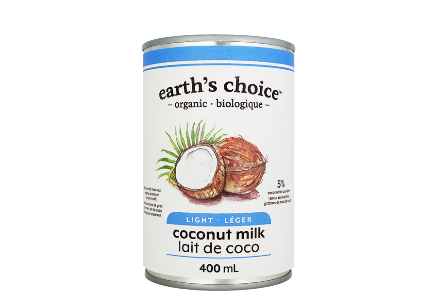 Lait de coco biologique léger - earth’s choice