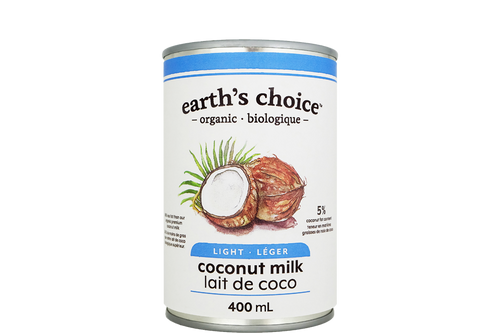 Lait de coco biologique léger - earth’s choice