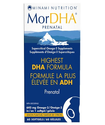 MorDHA Prenatal - Saveur de citron - Minami Nutrition