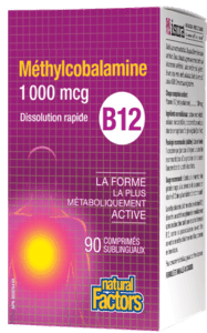 Méthylcobalamine 1000 mcg - Natural Factors