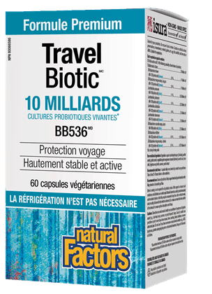 Protection voyage probiotique 10 milliards BB536 - Naturals Factors