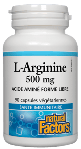 L-Arginine 500 mg - Natural Factors