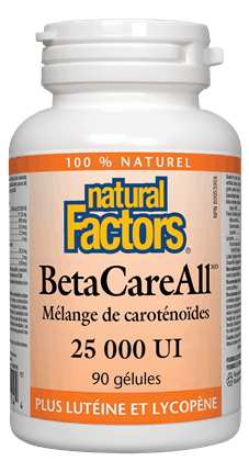 Mélange de caroténoïdes 25 000 UI - Natural Factors