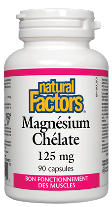 Magnésium chelate - Natural Factors