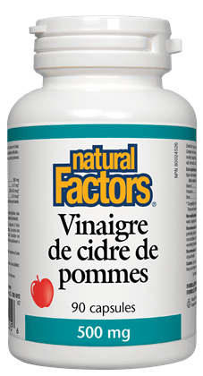 Vinaigre de pomme 500 mg - Natural Factors