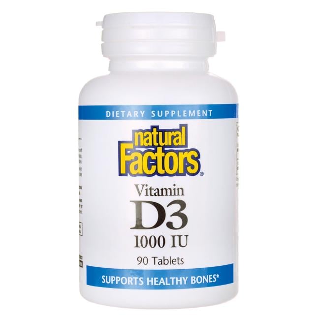 Vitamine D3 UI - Natural Factors