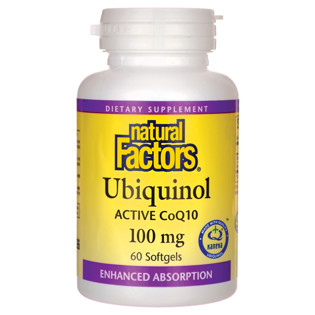 Ubiquinol coQ10 Active 100 mg - Natural Factors