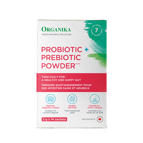 Poudre probiotique et prebiotique - Organika
