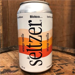Seltzer (Bicko) - Orange-vanille 355ml