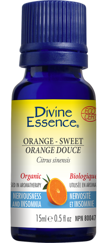 Divine essence, extrait d'huile essentielle orange douce bio - Divine essence