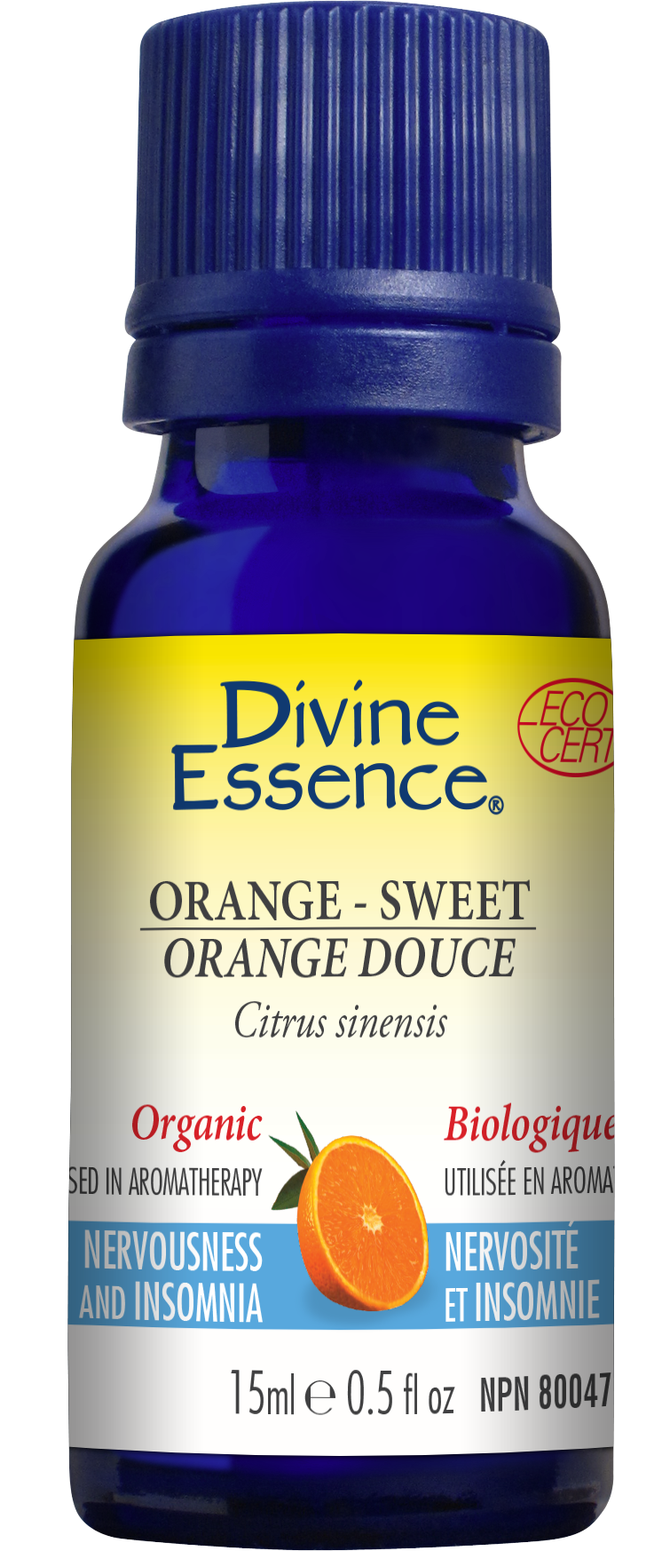 Divine essence, extrait d'huile essentielle orange douce bio - Divine essence