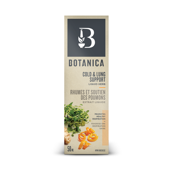 Botanica - Rhume et soutien des poumons (extrait liquide au thym) - Botanica