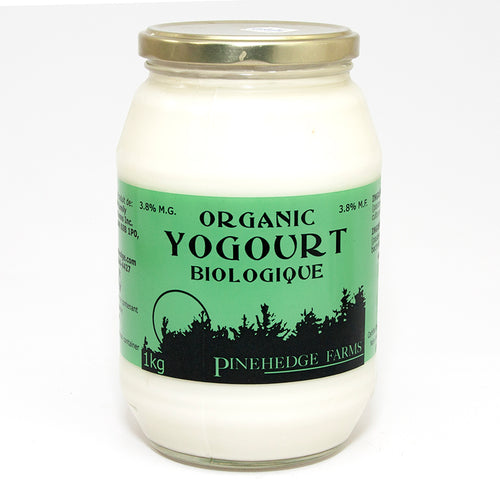Yogourt biologique sans gluten - Pinehedge farms