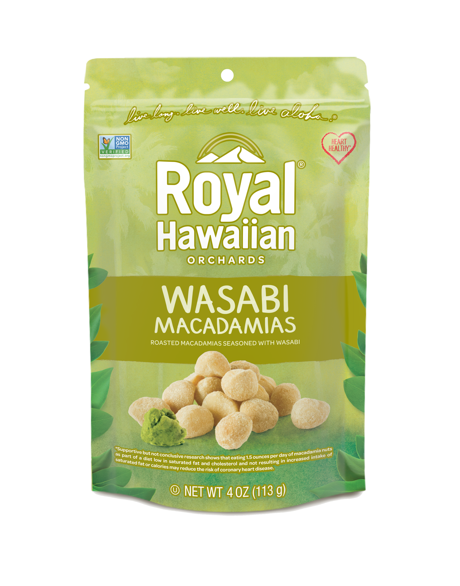 Noix de macadamias au wasabi - Royal Hawaiian Ochards