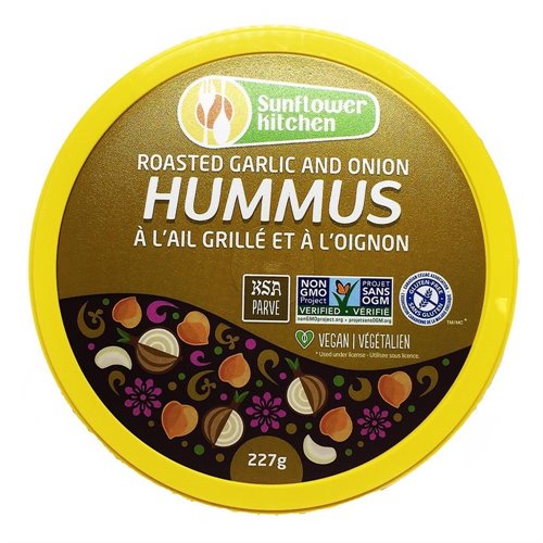Hummus à l’ail grillé - Sunflower Kitchen