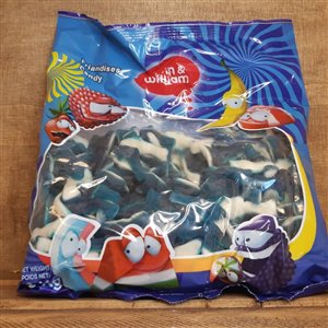 Kevin & William - Sac bonbons -Requins bleus 1,2kg