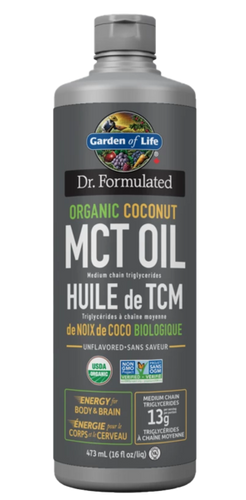 Huile de TCM de noix de coco biologique - Sans saveur - Garden of Life