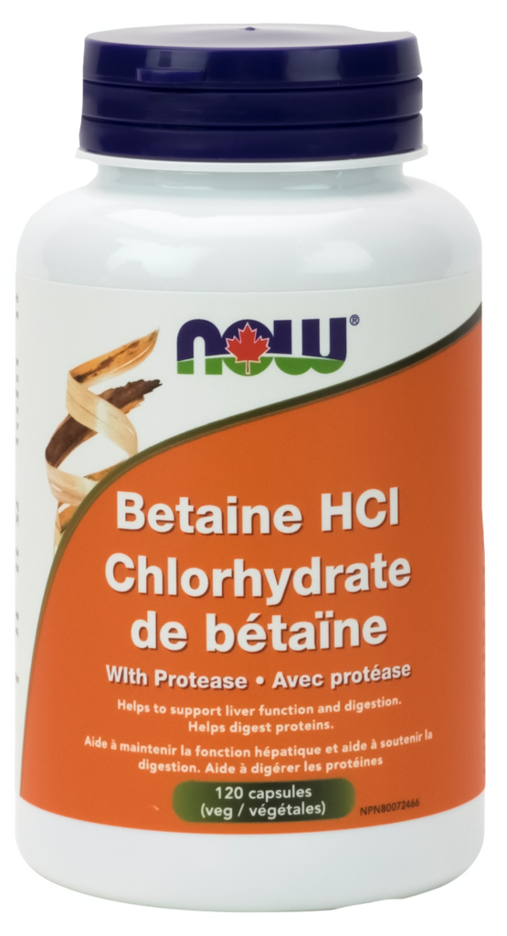 Chlorydrate de bétaïne - Now Foods