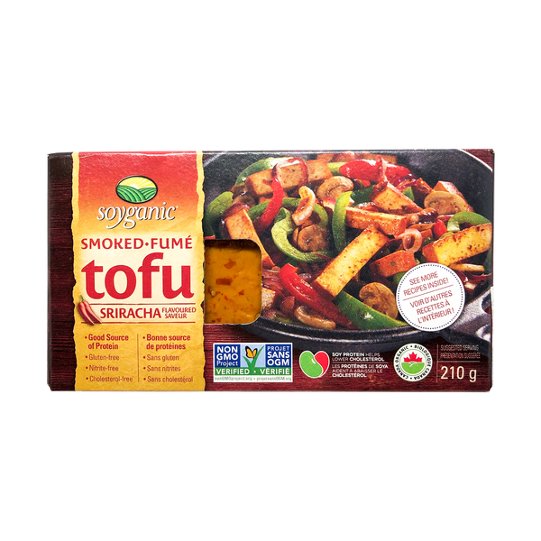 Tofu fumé saveur sriracha - Soyganic