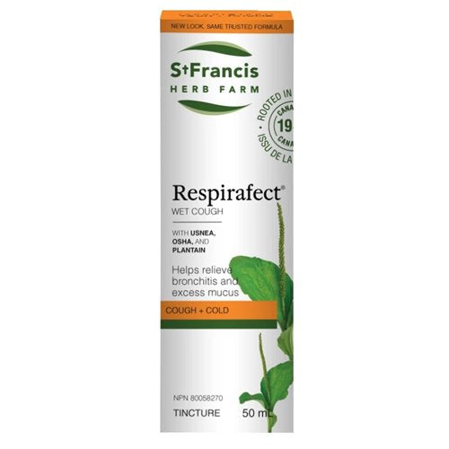 St Francis Herb Farm - Respirafect (toux+rhume) (teinture) - St Francis Herb Farm