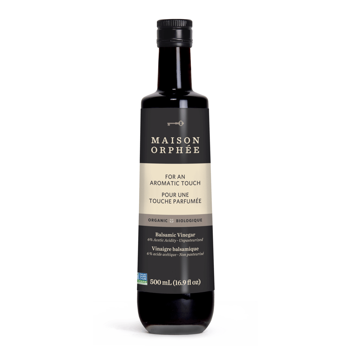 Vinaigre balsamique pour une touche parfumée - 6% acide acétique non pasteurisé - Maison Orphée